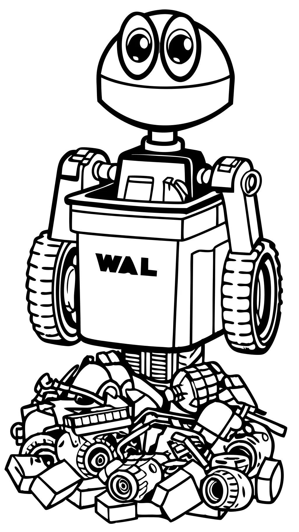 coloring pages wall-e